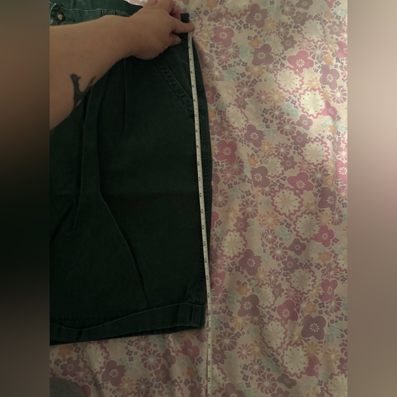 Vintage 80s GAP green shorts waist 36 - Picture 7 of 8